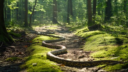 Serpentine Path: A Forest Enigma