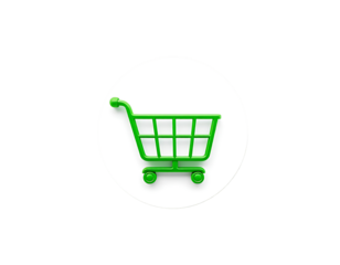 Green Shopping Cart Icon