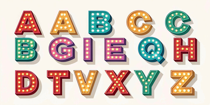 Alphabet multi-colored font, for your logo design, bright colorful letters A, B, C, D, E, F, G, H, I, J, K, L, M, N, O, P, Q, R, S, T, U, V, W, X, Y, Z, vector illustration 10EPS.