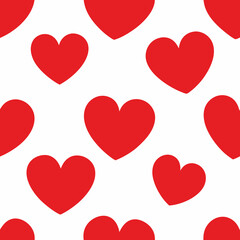 Love shape shameless pattern design