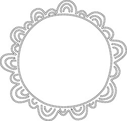 Circle frame