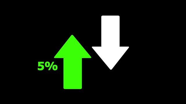 Cost and quality control concept. quality 5%. Successful organization strategy and management.
