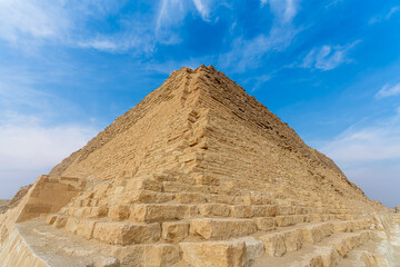 The Step Pyramid of Zoser in Saqqara, near Cairo, Egypt, is a masterpiece of ancient architecture...