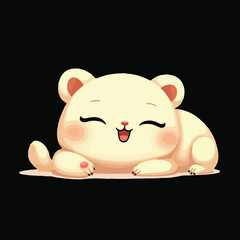 A cute and funny cartoon pig holding a sign, designed in a pink vector style, smiling with a happy expression, and looking like a lovable baby farm animal character