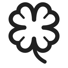 Fototapeta premium Four-Leaf Clover Icon 