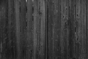 Obraz premium Old dark grey wooden background. Timber board texture