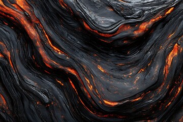 Lava Flow Abstract Pattern