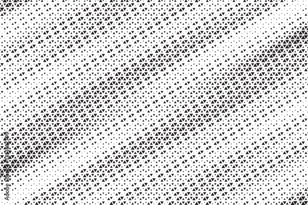 Aufkleber triangular halftone texture retro wave vector. geometric technology abstract diagonal dotted backgro