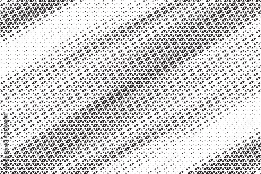 Aufkleber triangular halftone texture retro wave vector. geometric technology abstract diagonal dotted backgro