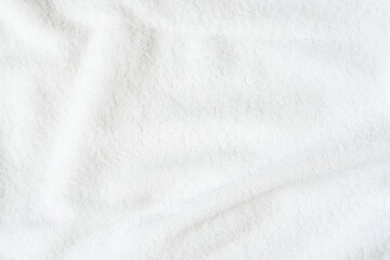 White towel texture background or beach bath fabric, kitchen wiper towel or plain blank cloth...