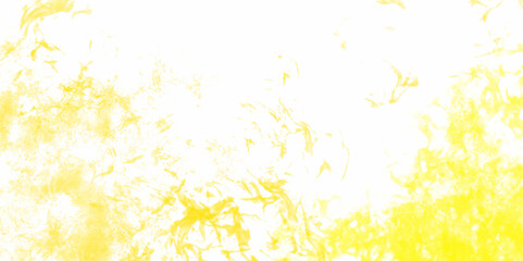 Turmeric yellow or mustard yellow grunge soft and cloudy grainy texture.  Abstract yellow watercolor background for your design, watercolor background concept. Abstract watercolor drawing on a paper. 