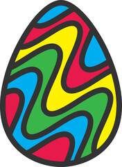 easter eggs icon, egg, decoration, celebration,