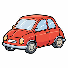  car isolated on white