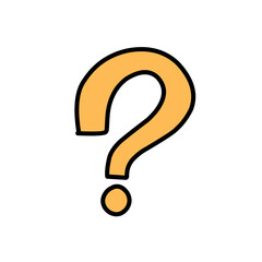 question mark vector element