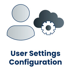 User Settings Configuration
Title: User Settings Configuration Icon. Account Preferences, User Control Panel, and System Customization Symbol.
