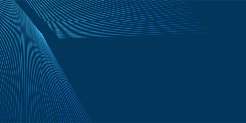 A sleek blue abstract background with converging lines and smooth gradients. The dynamic design and subtle transitions create a visually appealing and versatile backdrop for various creative projects.