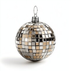Fototapeta premium Generic Disco Ball Perspective Eve Silver Mirrored