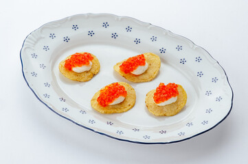 restaurant food on a white background
