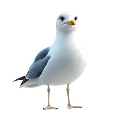Fototapeta premium Seagull isolated on transparent background, PNG
