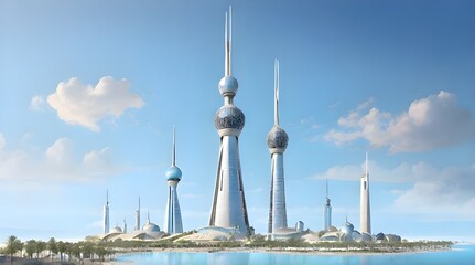 Kuwait Towers.generative.ai