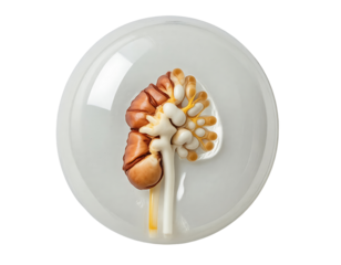 Anatomical Model of a Human Kidney