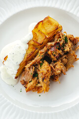 traditional Japanese sushi rolls on a white background
