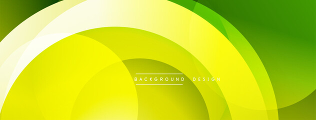 Background design with overlapping circular shapes, featuring smooth gradients and soft lighting effects, creating a dynamic abstract composition