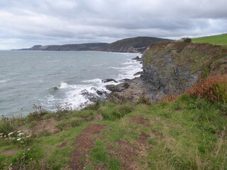 Coastal scenery in Wales