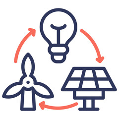 Smart Grid Icon