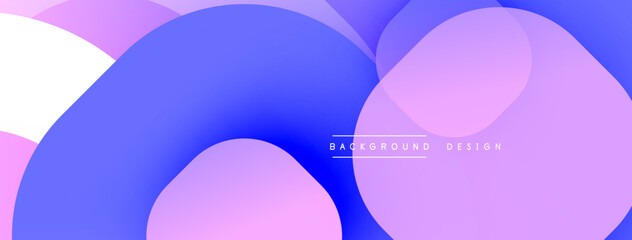 Abstract background with layered translucent gradient shapes