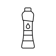 intelligent water balance tracker black line icon for digital and print projects.