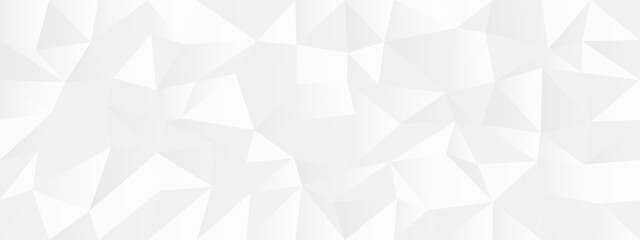 Fototapeta premium Abstract geometric pattern with subtle grey triangles.