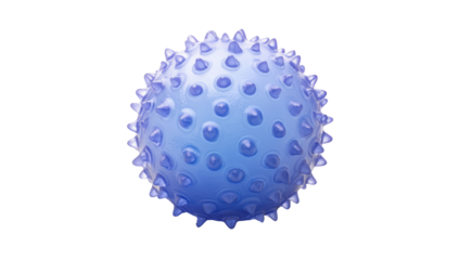 blueberry shaped ball of solid textured material
