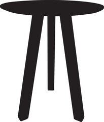  Stool isolated on white background