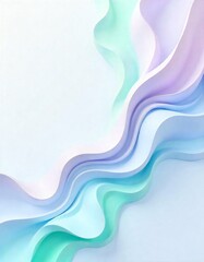 Fototapeta premium Elegant Mild Blue Waves Background for Banners & Flyers