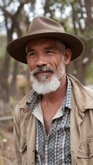 Fototapeta premium Life is what you make of it cropped shot of a mature ethnic man