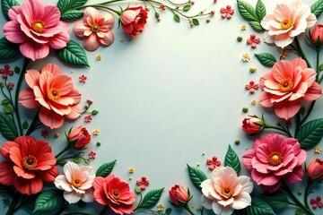 Fototapeta premium Intricate floral design, subtly textured surface, floral, soft