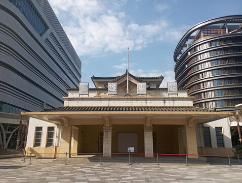 Kaohsiung, Taiwan - March 21, 2025: The brand new station in Kaohsiung City is an underground railway station for Taiwan Railways and Kaohsiung MRT. 