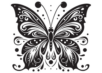 butterfly silhouette logo icon vector, flying butterfly silhouette logo, butterfly logo creative design black animal, black butterfly silhouettes on wings isolated on white background.