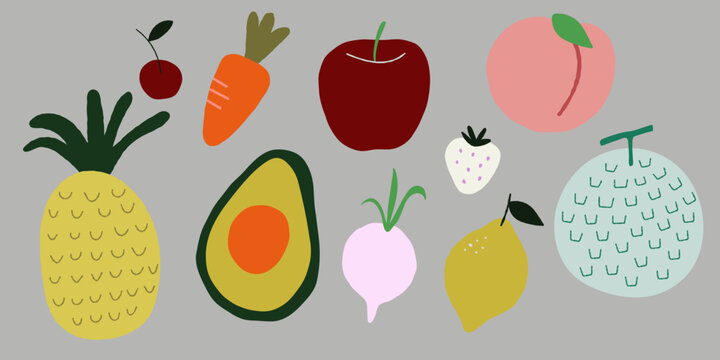 Spring Fruits and Vegetables