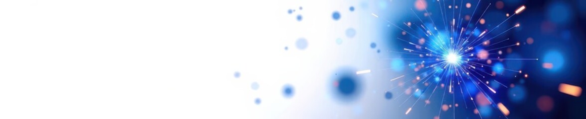 Intense blue sparks burst, cleanly isolated against white , motion, light, fire