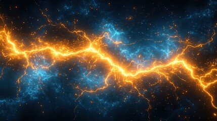 Abstract energy dual lightning cosmic background