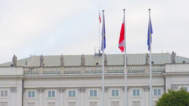Presidential Palace in Warsaw, Poland