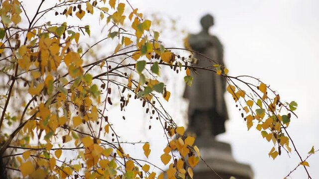 Adam Mickiewicz Monument, Warsaw, Poland