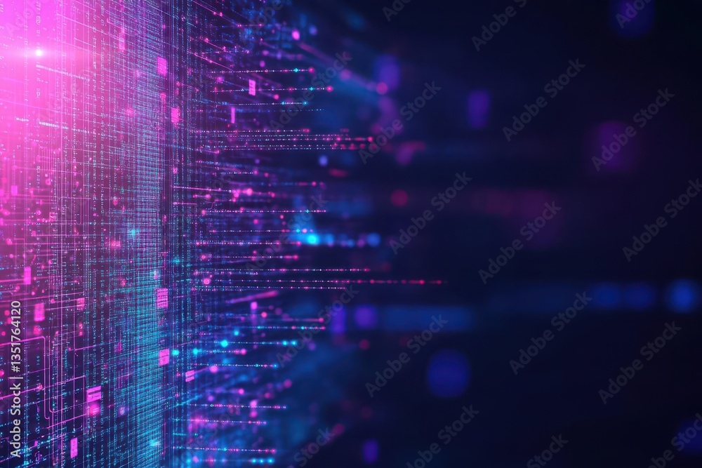 Aufkleber Soft and dreamy pink and blue abstract background creating a calming visual experience ideal for creative projects and art
