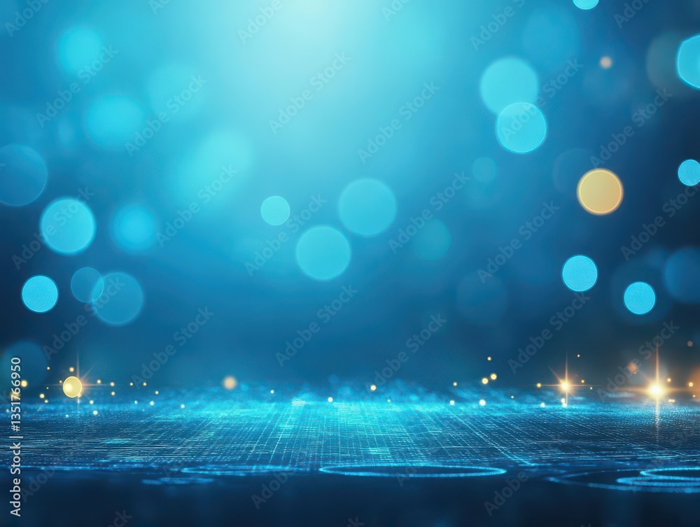 Aufkleber stunning abstract blue background featuring soft lights creating a dreamy and ethereal artistic atmo