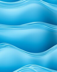 Fototapeta premium Abstract Blue Water Waves Background with Smooth Fluid Patterns