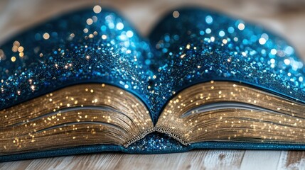 Enchanted Glitter Book: A Sparkling Tale of Fantasy and Magic
