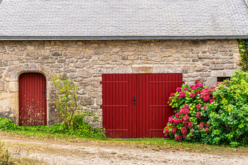 old red door