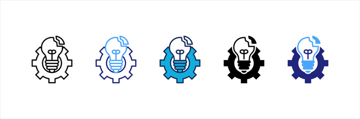 Innovation Disruption Multi Style Icon Set